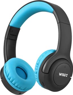 WiseQ HERO Kinderkoptelefoon – Draadloze Koptelefoon Kind met Bluetooth – 13dB Geluidsdempend – 38u batterij & Microfoon – Blauw & Zwart — thumbnail 1