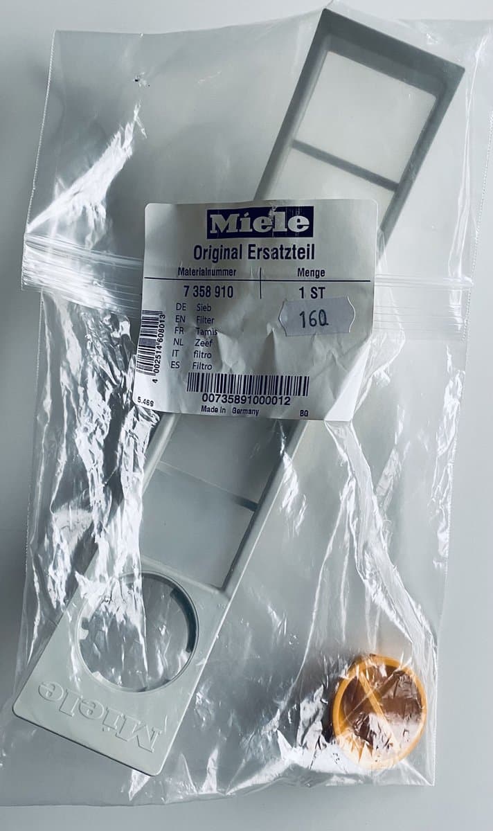 MIELE PLUIZENFILTER WASDROGER 240 X 49 X 50 MM 7358910 — afbeelding 1
