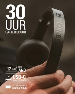 Fresh 'n Rebel Code ANC - Draadloze On-ear koptelefoon met Active Noise Cancelling - Storm Grey — thumbnail 6