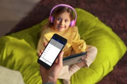 Philips TAK4206 - Bluetooth Kinder Koptelefoon - On-Ear Volumebegrenzing - Blauw — thumbnail 2