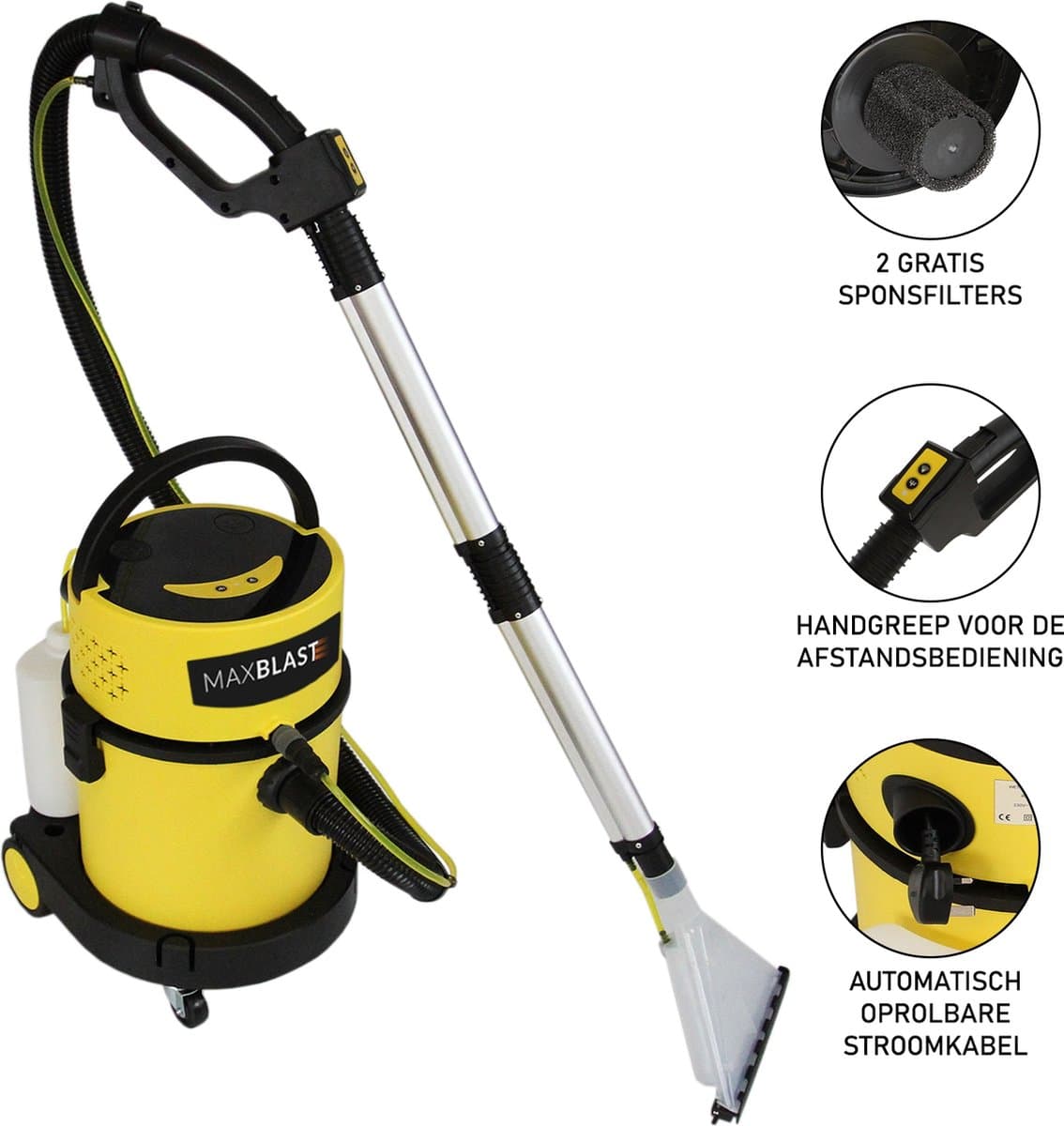 MAXBLAST Nat- en Droogzuiger - 20 L — afbeelding 1