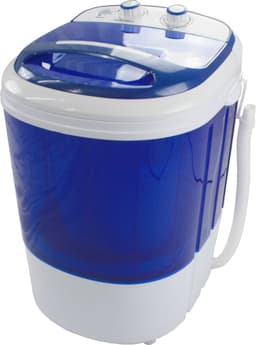 Lowander mini wasmachine 3kg - Kleine camping wasmachine - met Bovenlader — thumbnail 1