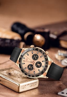 Darenci Smartwatch Superior Pro - Smartwatch heren - Activity Tracker - Touchscreen -  Bluetooth bellen - Bluetooth muziek - Stalen band - Heren - Horloge - Stappenteller - Bloeddrukmeter - Verbrande calorieën - Zuurstofmeter - Waterdicht - Roségoud — thumbnail 17