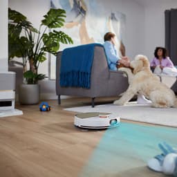 Philips HomeRun Aqua 7000 Series XU7100/02 - Robotstofzuiger met Dweilfunctie - Incl. Laadstation - Wit / Goud - App Connected — thumbnail 12