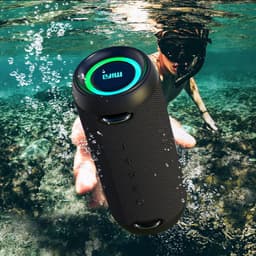 Mifa A90 - Bluetooth Speaker - Krachtig Stereo geluid - 60 Watt - Diepe Bass - Waterdicht - Draagbaar - 24u afspeeltijd - Bluetooth 5.0 - Draadloos – Zwart — thumbnail 2