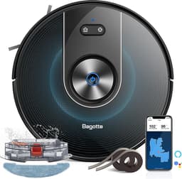 Bagotte BG800MAX Robotstofzuiger met Dweilfunctie - Met Laadstation - Dweilrobot - Inclusief Applicatie — thumbnail 1