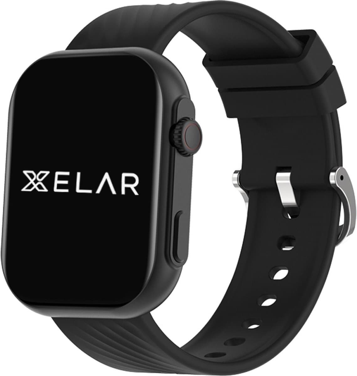Xelar Slim - Smartwatch - Heren & Dames - Horloge - Bellen - Hartslagmeter, Saturatiemeter & Bloeddrukmeter - Kcal Teller - HD Touch Screen - Geschikt voor iOS & Android - Zwart — afbeelding 1