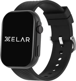 Xelar Slim - Smartwatch - Heren & Dames - Horloge - Bellen - Hartslagmeter, Saturatiemeter & Bloeddrukmeter - Kcal Teller - HD Touch Screen - Geschikt voor iOS & Android - Zwart — thumbnail 1