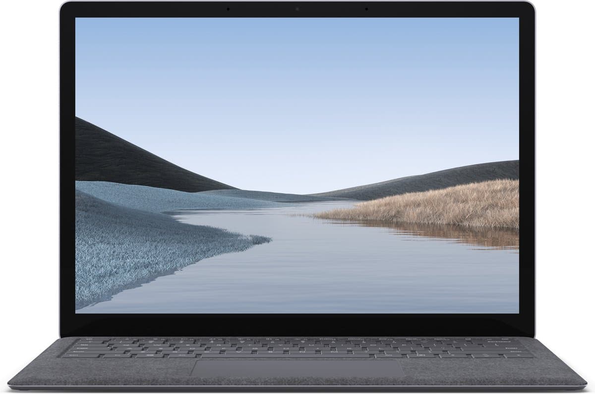 Microsoft Surface Laptop 3 Intel® Core™ i5 i5-1035G7 34,3 cm (13.5") Touchscreen 8 GB LPDDR4x-SDRAM 256 GB SSD Wi-Fi 6 (802.11ax) Windows 10 Home Platina — afbeelding 1