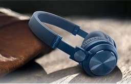 Muse M-276BTB - Draadloze bluetooth hoofdtelefoon, blauw — thumbnail 6