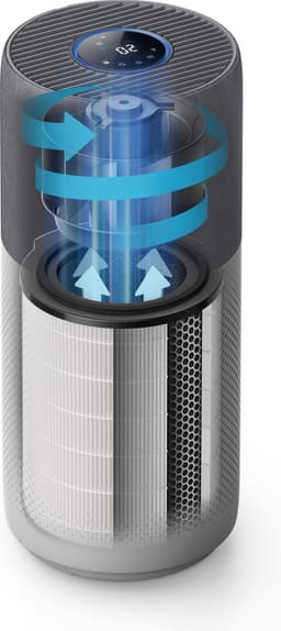Philips 3000i Series AC3033/10 - Luchtreiniger met HEPA Filter voor XL-ruimten - 520 m³/u - Wit / Grijs - App Connected — thumbnail 3