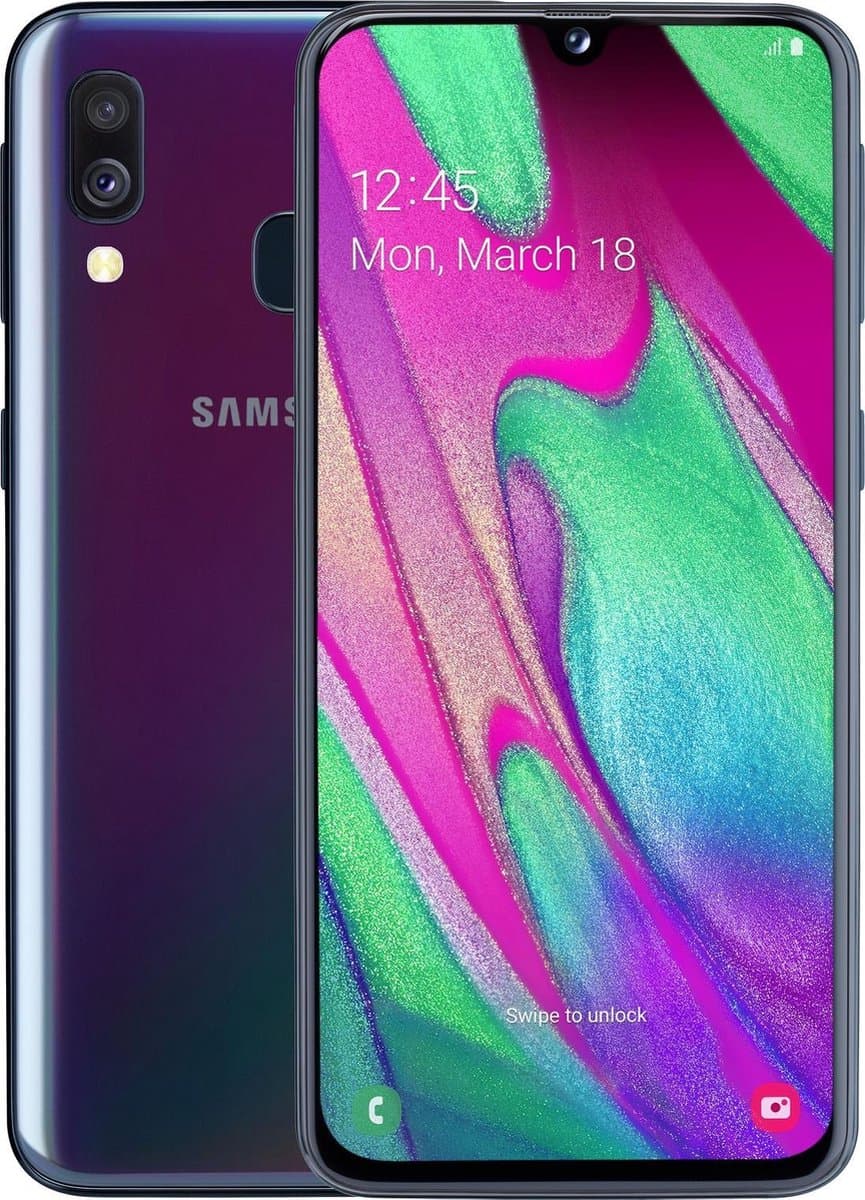 Samsung Galaxy A40 - 64GB - Zwart — afbeelding 1