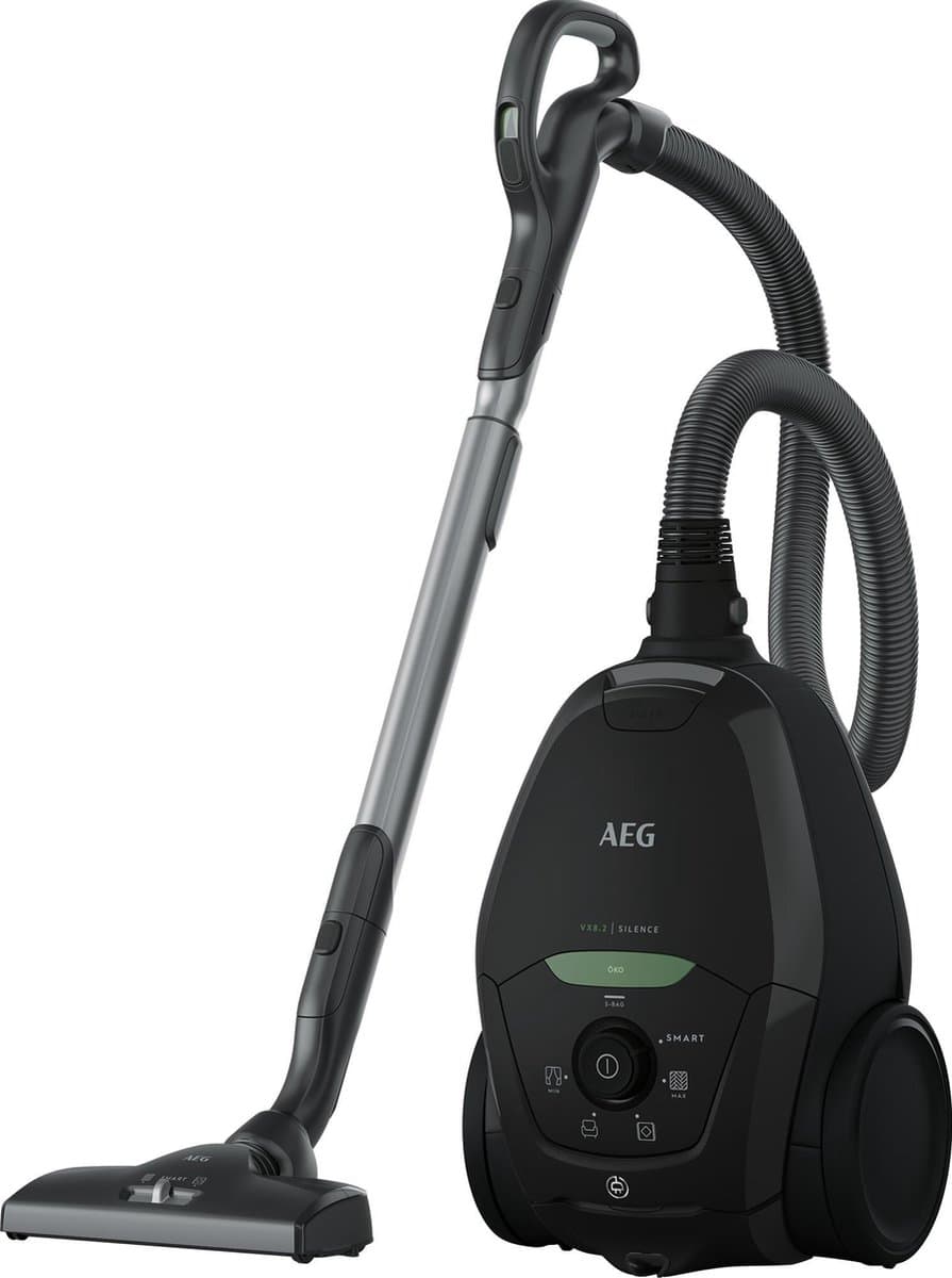 AEG VX82-1-ECO Line - Stofzuiger met zak - Zwart - Parketborstel - Stil - Hepa 13 — afbeelding 1