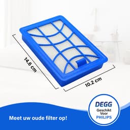DEGG® - Hepa Filter H11 - Geschikt voor Philips Power pro expert series - Stofzuiger-filter - Uitblaas-filter - Alternatief voor het FC6042/01 en FC8003/01 Filter - Premium Kwaliteit — thumbnail 6
