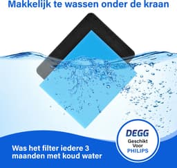 DEGG® - Filterset Geschikt Voor Philips PowerPro Compact en PowerPro Active - Vervangt Philips FC8058/01 - Replacement Kit - Allergie Filter - Stofzuigerfilter - 2x Motorfilter & 2x Uitblaasfilter — thumbnail 7