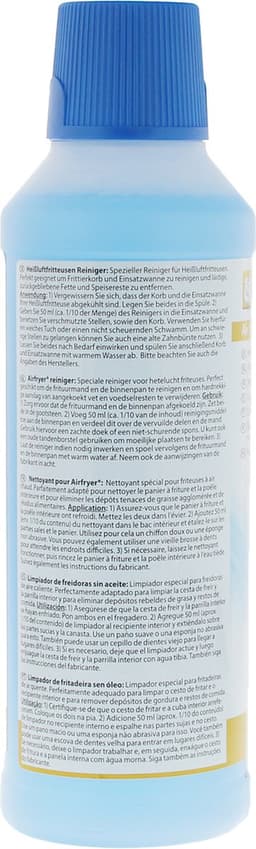 Scanpart airfryer reiniger 500 ml - Geschikt voor Bestron Bourgini Caso DeLonghi Domo Emerio Fritel Inventum Koenic Montana Ninja Nova Philips Princess Russell Hobbs Severin Tefal Tristar heteluchtfriteuses - Universeel — thumbnail 2