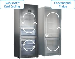 Beko RCNE560K40XBRN - NeoFrost Duo Cooling - Koel-vriescombinatie — thumbnail 8