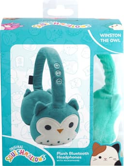 Squishmallows - Winston - bluetooth koptelefoon - met pluche - met microfoon - verstelbaar — thumbnail 4