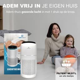 Aironex Luchtreiniger met Hepa Filter – Tegen Allergie & Hooikoorts - HEPA 13 + Ionisator – CADR 365 m³/u – 55 m² – Stil – Luchtkwaliteitsindicator - Air Purifier -Luchtreinigers — thumbnail 11