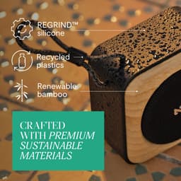 House of Marley Roots bluetooth speaker - Draadloze compacte speaker - Ingebouwde Flesopener - Waterproof - 10 uur Batterijduur - Gemaakt van Duurzame Materialen - Zwart — thumbnail 9