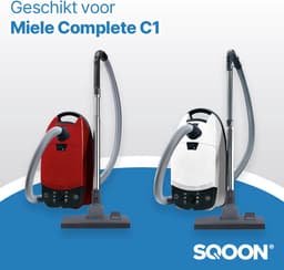 SQOON® Stofzuigerslang geschikt voor Miele Blizzard CX1 series, S2... Series - Compleet (inclusief pistoolgreep) - 1,85 meter — thumbnail 8