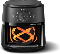 Philips 2000 Series Airfryer - NA210/00 - Kijkvenster - RapidAir - 3.2L - Tot 3 Personen - Zwart — thumbnail 10