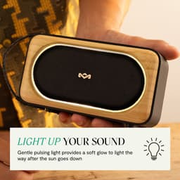 House of Marley Roots Solar bluetooth speaker - Draadloze compacte speaker - Ingebouwde Flesopener - Solar Powerbank - Waterproof - 19 uur Batterijduur - Gemaakt van Duurzame Materialen - Zwart — thumbnail 11
