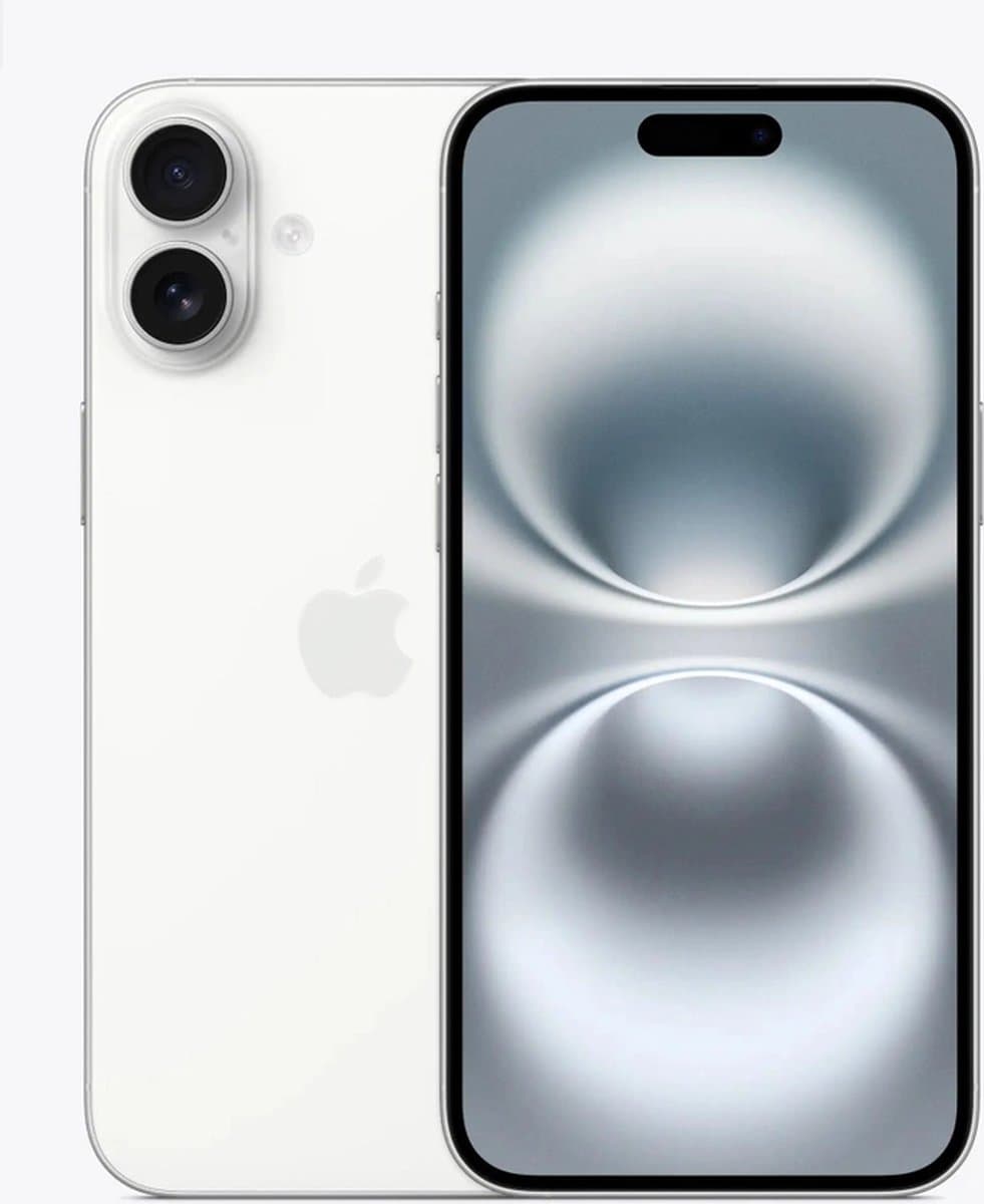 Apple iPhone 16 Plus - 128GB - Wit — afbeelding 1