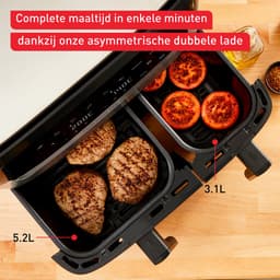 Tefal Dual Easy Fry & Grill EY905D - Heteluchtfriteuse XXL - RVS - 2700W - 8,3L — thumbnail 10