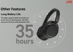 JVC HA-S75N-B Over-Ear Bluetooth hoofdtelefoon met Active Noise Cancelling - Zwart — thumbnail 14