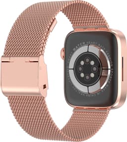 Belesy® DATURA - Smartwatch Heren – Smartwatch Dames - Horloge – Stappenteller – Calorieën - Hartslag – Sporten – Bel functie - Je eigen foto als wijzerplaat - Kleurenscherm - Full Touch – Goud – Milanees - Moederdag — thumbnail 5