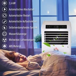 HOMCOM-Mobile Klimageräte aus ABS Weiß — thumbnail 18