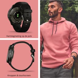 Garmin Venu 2 Plus Health Smartwatch - Amoled touchscreen - 9 dagen batterij - spraakbesturing - Zwart — thumbnail 4
