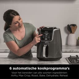 Ninja AF160EU - Multifunctionele Hetelucht Friteuse - 5,2 liter - Grijs/Zwart — thumbnail 3