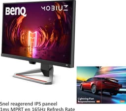 BenQ 165Hz Gaming Monitor Mobiuz EX2710S - Full HD IPS Beeldscherm - 1ms MPRT - AMD FreeSync Premium - sRGB 99% - 27 inch — thumbnail 6
