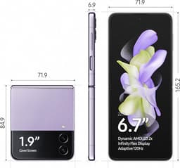 Samsung  Galaxy Z Flip 4 - 256GB - 5G - Bora Purple — thumbnail 16