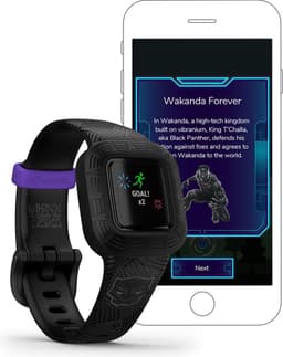 Garmin Vivofit Junior 3 - Activity tracker kinderen - Marvel Black Panther - Zwart — thumbnail 9