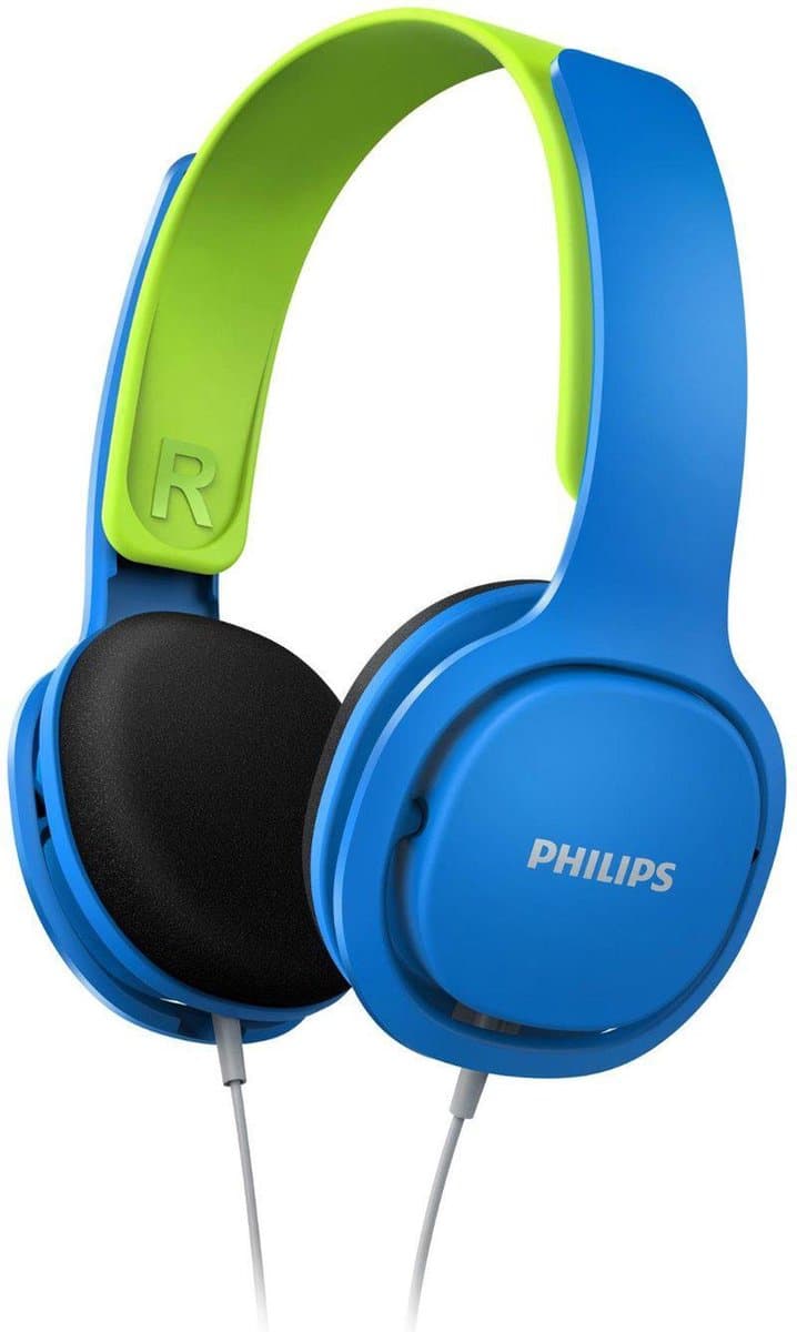 Philips SHK2000 - Kids Koptelefoon - On-Ear Volumebegrenzing - Blauw/Groen - Ergonomische hoofdband — afbeelding 1
