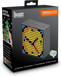 Divoom™ - Timebox Evo - Pixelart Bluetooth Speaker - Zwart Wekker — thumbnail 19