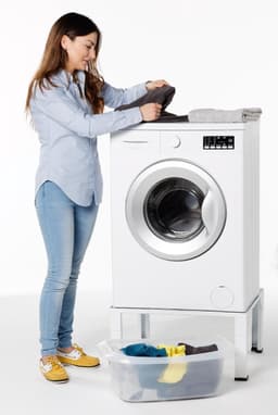 Scanpart wasmachine verhoger - 30 centimeter verhoging - Sokkel - Maximaal 150 kg - 61 x 51 cm - Universeel — thumbnail 4