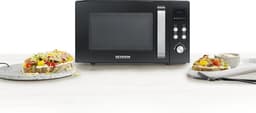 Severin MW 7752 - Combi magnetron met grill- en heteluchtfunctie - Incl. Pizzaplaat Ø 28 cm - 25 Liter - Timer en Automatische programma's - Zwart / Zilver — thumbnail 5