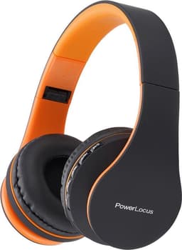 PowerLocus P1 Bluetooth Koptelefoon – Draadloos – Over Ear – Met Microfoon – Inklapbaar - incl. Hoes – Oranje — thumbnail 14