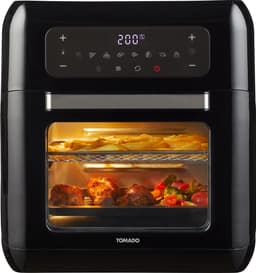 Tomado TAF1201B - Airfryer oven - Hetelucht friteuse - 12 liter - 8 programma's - PFAS vrij - 1500 watt - Zwart — thumbnail 2