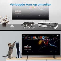 YONO Standaard Horizontaal geschikt voor PS5 SLIM - Houder Playstation 5 Stand Accessoires Beugel - Wit — thumbnail 6