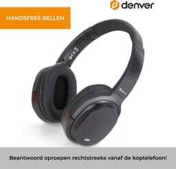 Denver Bluetooth Koptelefoon - Active Noise Canceling - Draadloos - Handsfree Bellen - BTN210 — thumbnail 4