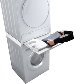 Tussenstuk wasmachine droger stapelkit - wasmachine droger op elkaar - uitschuifbare werkblad — thumbnail 7