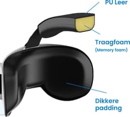 YONO Elite Strap Set geschikt voor Meta Quest 3 - Hoofdband Case met Covers - Oculus Hoofdkussen Cover VR Bril - Accessoires — thumbnail 7