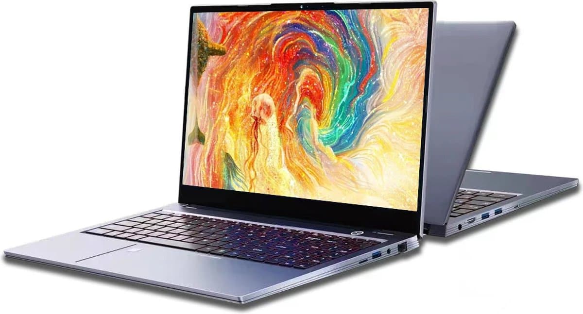 ELEMENTKEY PixelPro3– 15.6 Inch Laptop – I9-10885HK – 64GB RAM – 1000GB SSD – Vingerafdrukscanner – Ultrabook - Grijs — afbeelding 1