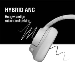 Fresh ‘n Rebel Clam Fuse – Draadloze Bluetooth Koptelefoon met Active Noise Cancelling - 45 uur Speelduur - Ice Grey — thumbnail 5