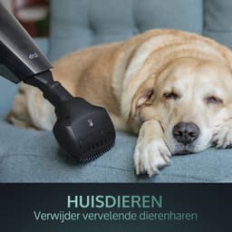 JAP Appliances Tornado S3 - Kruimelzuiger snoerloos - Handstofzuiger oplaadbaar - Auto stofzuiger draadloos - Krachtige zuigkracht 10000Pa - Nat en droog - Voor dierenharen - 150W — thumbnail 9